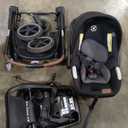 Evenflo Shyft Intuiti Travel System with Revolve180 LiteMax NXT Rotational Infant Car Seat (Fossil Gray)