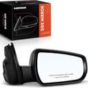A-Premium Passenger Side Power Door Mirror - Compatible with Chevrolet Malibu 2013-2015, Malibu Limited 2016 - Heated Non-Folding Black Outside Rear View Mirror w/Turn Signal - Replace# 22860543