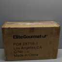 Elite Gourmet EG-6203# Extra Deep 16"x13"x3.2" (10.5Qt.) Scratch Resistant, Easy Pour Spout Dishwasher Safe, Non-stick Electric Skillet with Glass Vented Lid, Adjustable Temperature, Black