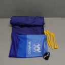 Beach Blanket Waterproof Sandproof Beach Mat 79" X 83"/10'x9'for 2-8 Adults Quick Drying Outdoor Picnic Mat Beach Accessories for Travel, Camping, Hiking (Blue)