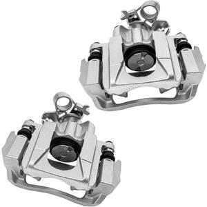 cciyu Rear Left & Right Brake Calipers Assembly w/Bracket 18B5263 18B5262 2011-2019 For Ford For Explorer,2010-2014 For Ford For Flex,2013-2014 For Ford For Taurus,2010-2014 For Lincoln For MKT