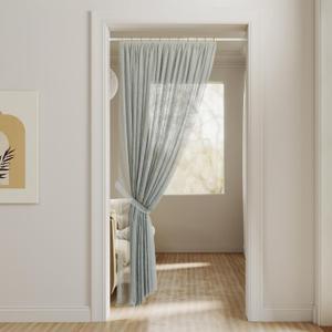 MEXAU 2 Pack White Tension Curtain Rod 17 41inch Adjustable Small Spring Loaded Curtain Rods No Drilling Spring Tension Rods Short Tension Rod Closet Rod Expandable for Windows Doorway Cupboard Bars