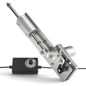 DIY Reciprocating Linear Actuator Stroke 2cm-8cm Adjustable Telescopic Motor with Speed Controller 24V 120RPM Adjustable Stroke and Speed, 5-25kg Thrust