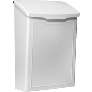 ARCHITECTURAL MAILBOXES 2681W White Marina Wall Mount Mailbox, Small