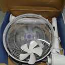 Amazon Basics 16" DC Motor Fan, 12 Speed Fan with Remote, Floor Fan, Standing Fan with 3 Breeze Modes, Dual-Layered Blades (10 Blades), Timer, Energy Efficiency and Quiet DC Motor (28W), White
