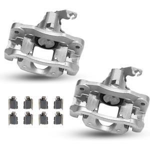 Rear Left & Right Disc Brake Caliper Both Side Caliper For 2008-2012 Chrysler Town & Country For 2008-2012 Dodge Grand Caravan For 2012 Ram C/V For 2009-2012 Volkswagen Routan 18B5080 18B5081