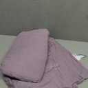 100% Cotton Muslin Blanket Twin 60" x 80", Breathable and Lightweight Cotton Twin Blankets for Couch, Soft Cooling Summer Gauze Blanket for Adults All Season, Lavender