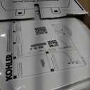KOHLER 4636-RL-0 Cachet ReadyLatch Elongated Slow Close Toilet Seat, Soft Close Toilet Seat Quiet Lid, Contoured Grip-Tight Bumpers Installation Hardware, Apartment Essentials, White