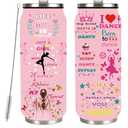 Kaydems Dance Lover Tumbler Dancer Stainless Steel Tumbler Mug Men Women Birthday Gifts With Straw Lid Coffee Mugs Car Cup - 17 OZ B8