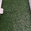 Powools Grass Pad for Dogs Potty - 3-Layer Reusable Dog Grass Pad with Tray, Washable Artificial Grasses Dog Potty Tray with Drainage Holes, Indoor & Outdoor Grass Pee Pad for Dogs, 30" x 20"