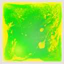 Sensory Tiles w/ASTM, CPSIA, BS EN71 Certified, Crystiles 12" x 12" Colorful Liquid Floor Tile for Kids, Liquid Sensory Floor Decorative Mat (Yellow and Green)