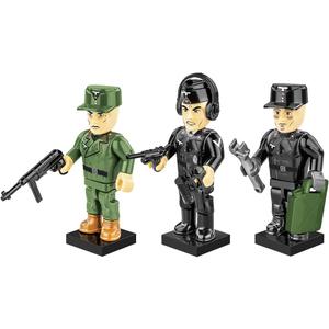 COBI Historical Collection WWII German Tank Crew Figures Building Set, 33 Pieces