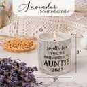 2 x FreeJac Pregnancy Announcement for Aunt Candle Gifts Promoted To Aunt, Auntie To Be, New Aunt, First Time Aunt, You're Going To Be An Auntie Gift Baby Announcement, Baby Shower Return Gifts for Auntie