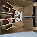 COMBIUBIU Wood Stove Fan 4 Blade Fireplace Fan for Wood Burning Stove,Heat Powered Stove Fan Komin Log Wood Stove Accessories,Silent Operation Circulating Warm Air(Non Electric)
