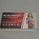 Red Light Therapy Belt, Infrared Light Therapy for Body, Wearable Wrap with Timer for Back Shoulder Waist Muscle Pain Relief, Improve Joint Inflammation, Red Light Therapy for Body (Black)