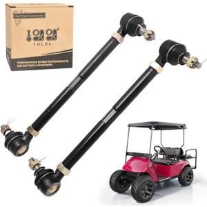 10L0L Golf Cart Steering Tie Rod Assembly for EZGO TXT & Medalist 1994.5-2001, 2 Set, OEM# 70074-G01, 70074-G02