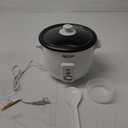 Aroma Housewares Aroma 6-cup (cooked) 1.5 Qt. One Touch Rice Cooker, White (ARC-363NG), 6 cup cooked/ 3 cup uncook/ 1.5 Qt.
