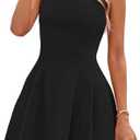 PRETTYGARDEN Summer Dresses for Women 2025 Elegant Classy A Line Business Casual Work Graduation Cocktail Short Dress XL