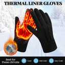Clothclose Winter Gloves for Women Thicken Warm Fleece lined Touch Screen Knit Wool Gloves for Cold Weather (Gray)