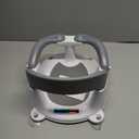 Baby Bath Seat for Babies 6 Months & Up Sitting Up, Infant Bath Seat with Temperature Alert+Open Backrest+on/Off Armrest, Toddler Bath seat Baby Bath Chair for Bathtub, Tub, Sink (Light Gray)