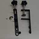 2Pcs Metal Pegboard Bracket Clips for Easy Installation - Versatile Wall and Desk Organizer for Tools and Utensils