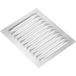 PATIKIL 10 x 10 Inch Vent Cover, 304 Stainless Steel Screen Air Grille Ventilation Cover HVAC Louvered Grill for Home Kitchen Bathroom Wall Ceiling