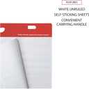 Universal 35603 Self Stick Easel Pads, Unruled, 25 x 30, White, 30-Sheet Pads (Case of 2 Pads)