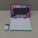 Lexibook, Frozen, Bilingual and Educational Laptop Spanish/English, Toy for Children, 170 Activities to Learn, Play Games and Music, Large Screen, Purple/Blue, JC599FZi2