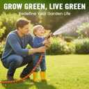 Garden Hose 50 ft, Water Hose Heavy Duty, Flexible Lightweight Non-Expanding Hose with 10 Function Sprayer, Leak-Proof, Burst-Resistant, High-Pressure, Anti-Kink, Garden Gifts for Men Women