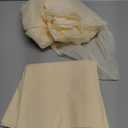 Eleclassi 3 Pack Premium Ivory Plastic Table Cloth Disposable Tablecloth 54 x 108 in - Waterproof Plastic Tablecloths for Rectangle Tables Up to 8 Ft - Party Table Cloths Disposable