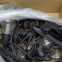 IPStank 96FT Solar Outdoor String Lights with Remote, 30 Shatterproof Edison Bulbs, Dimmable Color Changing Commercial Patio Lights for Cafe, Yard, Garden, Bistro