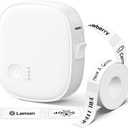 Mini Label Maker Machine with Tape AH-P05, Portable Bluetooth Mini Label Printer, Wireless Thermal Label Maker, Waterproof & Rechargeable, Built-in Cutter, for Home, Office, Kitchen  White