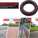 2-Pack Red 8.5x2 Solid Tire,8.5 inch Scooter Tire,Front or Rear Replacement Solid Tires for m365 pro/gotrax gxl V2/gotrax XR, 50/75-6.1 Scooter Wheels 8 1/2''