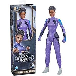 Spider-Man Marvel Studios' Black Panther: Wakanda Forever Titan Hero Series Shuri Toy, 12-Inch-Scale Action Figure, Marvel Toys Kids Ages 4 and Up