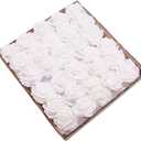 Artificial Flowers 100Pack Artificial Rose Bouquet Faux Foam Flower Wedding Bridal Bouquet Event Celebration Centerpiece Birthday Baby Shower Decor Home Decor Garden Decor(F01)