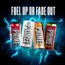 PRIME Energy ORIGINAL, Sugar Free Energy Drink, 200mg Caffeine and 355mg of Electrolytes for Hydration, Low Calorie, Vegan, Gluten Free, 16 Fluid Ounce, 12 Pack (EXP 05/01/27)