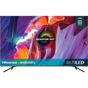 Hisense ULED 4K Premium 75U6G Quantum Dot QLED Series 75-Inch Android 4K Smart TV with Alexa Compatibility, 600-nit HDR10+, Dolby Vision & Atmos, Voice Remote (2021 Model)