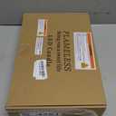 Homemory Christmas Flameless Candles, Battery Operated Candles with Remote Timers, Electric Fake Candles for Home, Christmas Decoration, Made of Plastic, Red/Burgundy, Set of 9