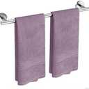 Brushed Nickel Towel Bar 24 Inch, 304 Stainless Steel Bathroom Towel Holder, Towel Racks for Bathroom Wall Mounted, Modern Bathroom Accessories for Home Bathrooms, Kitchens, Hotels & Toilets（Silver）