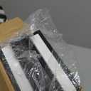 Meangood Floating Shelves Wall Mounted Set of 2, Rustic Wood Wall Storage Shelves for Bedroom,Living Room,Bathroom, Kitchen (White)