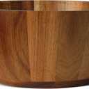 Amazon Basics Wooden Salad Bowl, Acacia Wood, 10 in., Family Size Serving Bowl