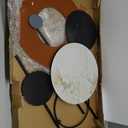 BECHAEO 3D Large Metal Wall Art Decor for Living Room 40"x19" Round Wall Accents Modern Luxury Wall Sculptures Hanging Wall Deco for Dinning Room Bedroom Entryway Office Outdoor