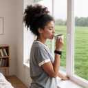 2 x 3PCS Adjustable Hair Ties, Afro Puff Satin Hair Tie Elastics Satin Non-Damage Adjust Ponytail Holders for Black Women Thick and Nature Style