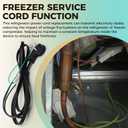 Refrigerator Power Cord Replacement 241516901 for Frigidaire Electrolux Refrigerators, Freezer Service Cord Replace 241516904 241516901 7241516901