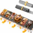 Warming Mat For Food Extra Long 43"x12" 600W Food Warming Mat Heat Resistant Pad,Chafing Dishes for Buffet 6 Temp 12 Hours,Child Lock,Food Warmers for Parties Buffet for Catering Gatherings