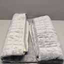 Couch Arm Covers, Velvet Fuzzy Couch Covers for Sofa, Non-Slip Armchair Sofa Slipcovers Arm Rest Cover, Armrest Pads, Pet Friendly Couch Protector for Dogs Washable (1PC, Grey, 28"X28")