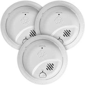 First Alert SMI100-AC, Hardwire Interconnect Smoke Alarm with Battery Backup, 3-Pack