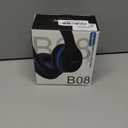 Kids Bluetooth Headphones, 60 Hours Playtime, Bluetooth 5.4 Kids Headphones Wireless, Type-C Fast Charging, 85/94dB Volume Limited, Foldable Toddler Wireless Headsets with Mic-Black Blue