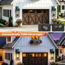 Dusk to Dawn Outdoor Light Fixtures Extra Large 24 Inch Exterior Lighting