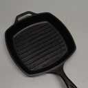 Lodge Cast Iron Grill Pan, Square, 10.5 Inch